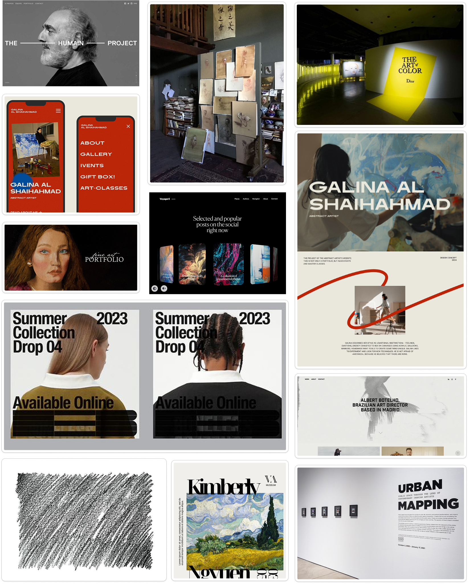 Image of My Moodboard for the New Site