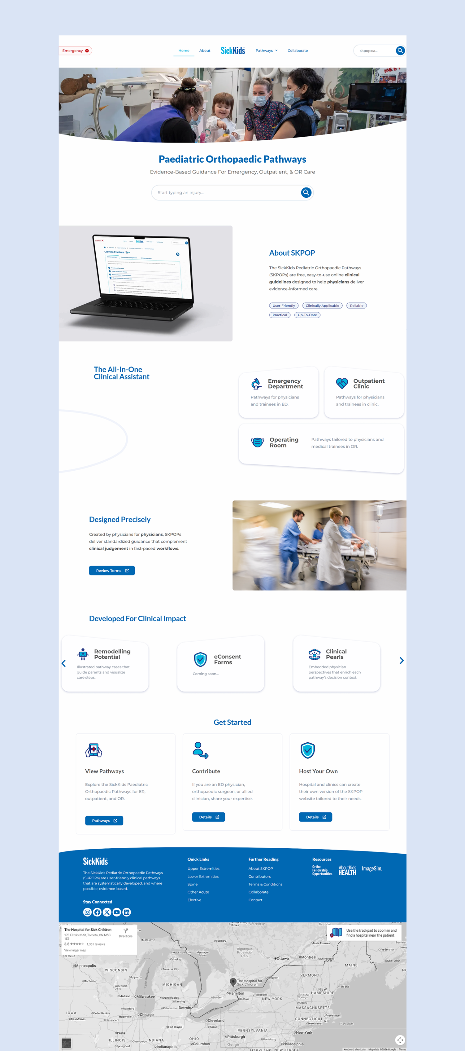 Full screen shot of home page